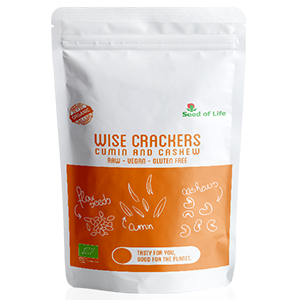 Seed of Life Crackers, Cumin and Cashews